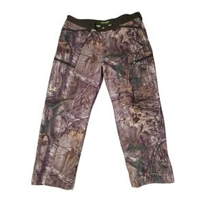 Under Armour Mens 42 Camo Hunting Pants Scent Control ColdGear Infrared Realtree